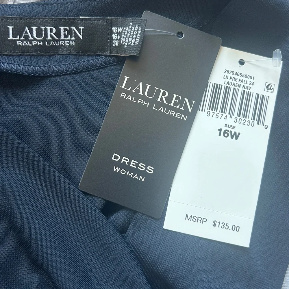Ralph Lauren Midi Dress w/ Ruching - Picture 2 of 11